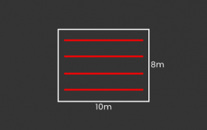 Linear Room B (10m x 8m)